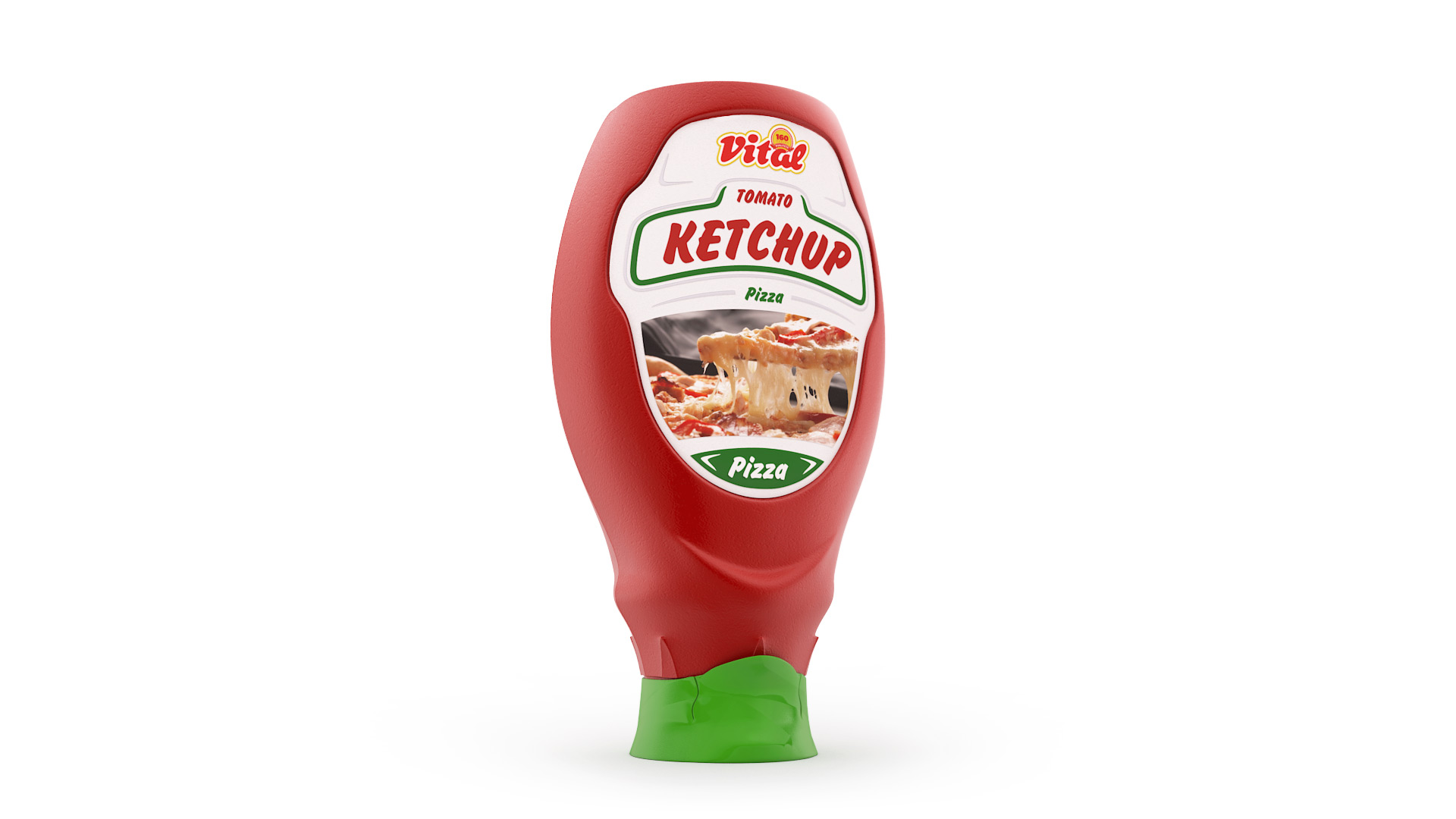 Vital tomato ketchup packaging design - plastic bottle