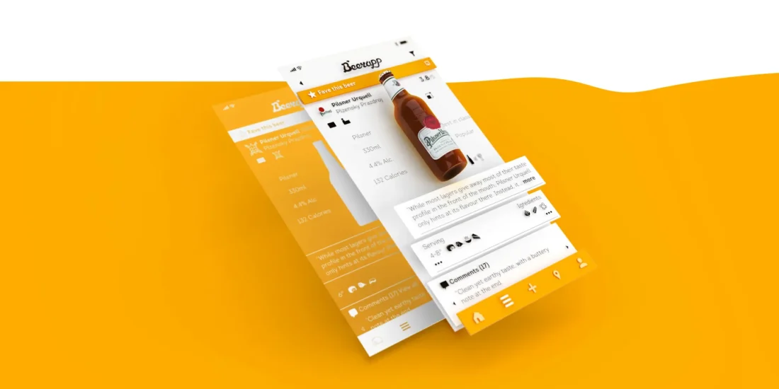 BeerApp & visual identity project cover