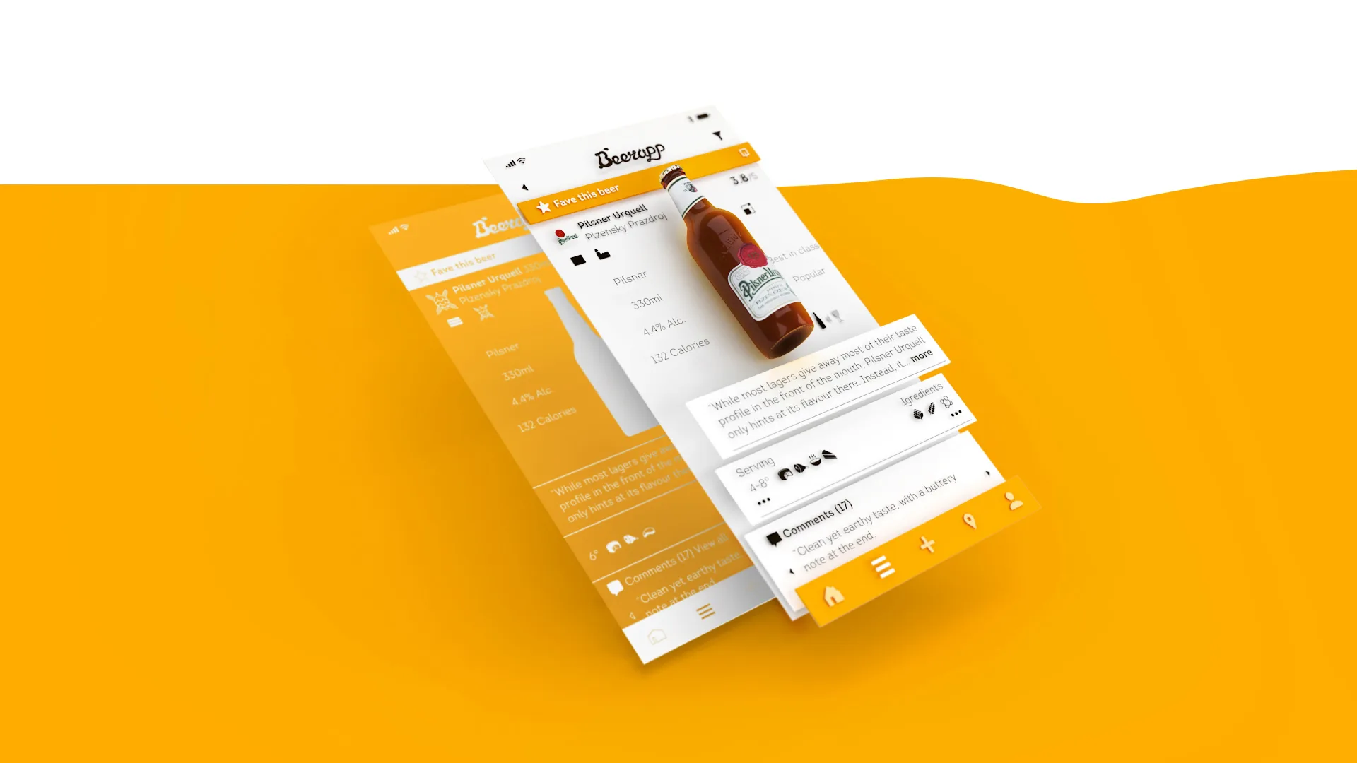 BeerApp & visual identity project cover